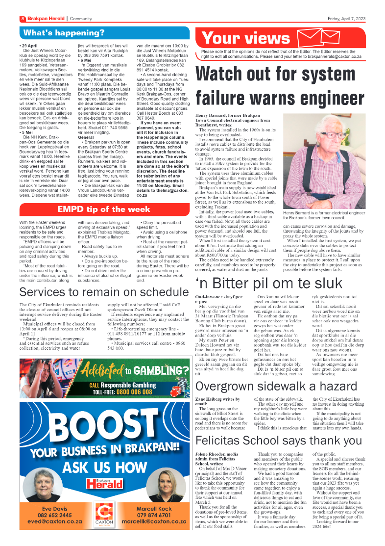 Brakpan Herald 7 April 2022 page 8