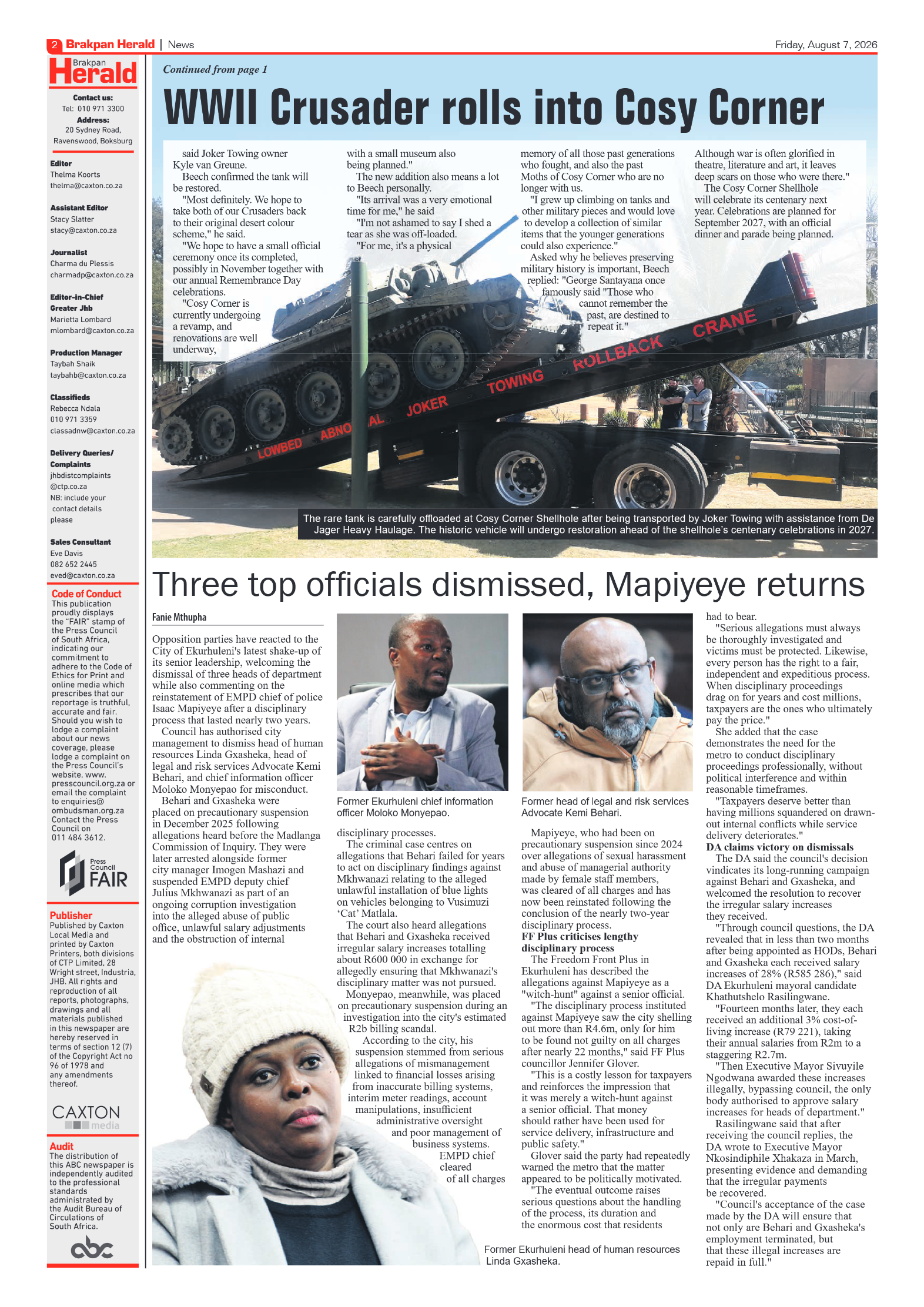 Brakpan Herald 7 August 2026 page 4