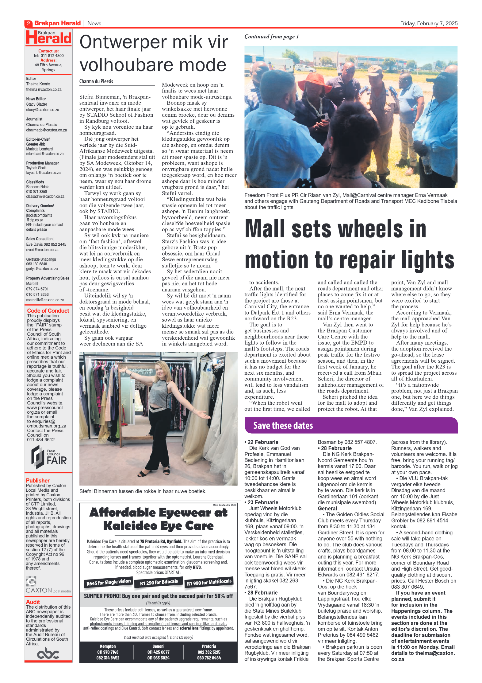Brakpan Herald 7 February 2025 page 2