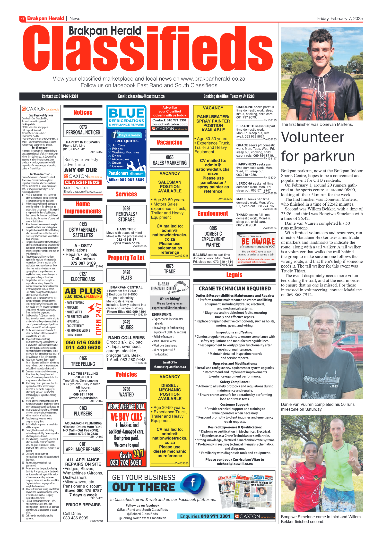 Brakpan Herald 7 February 2025 page 6