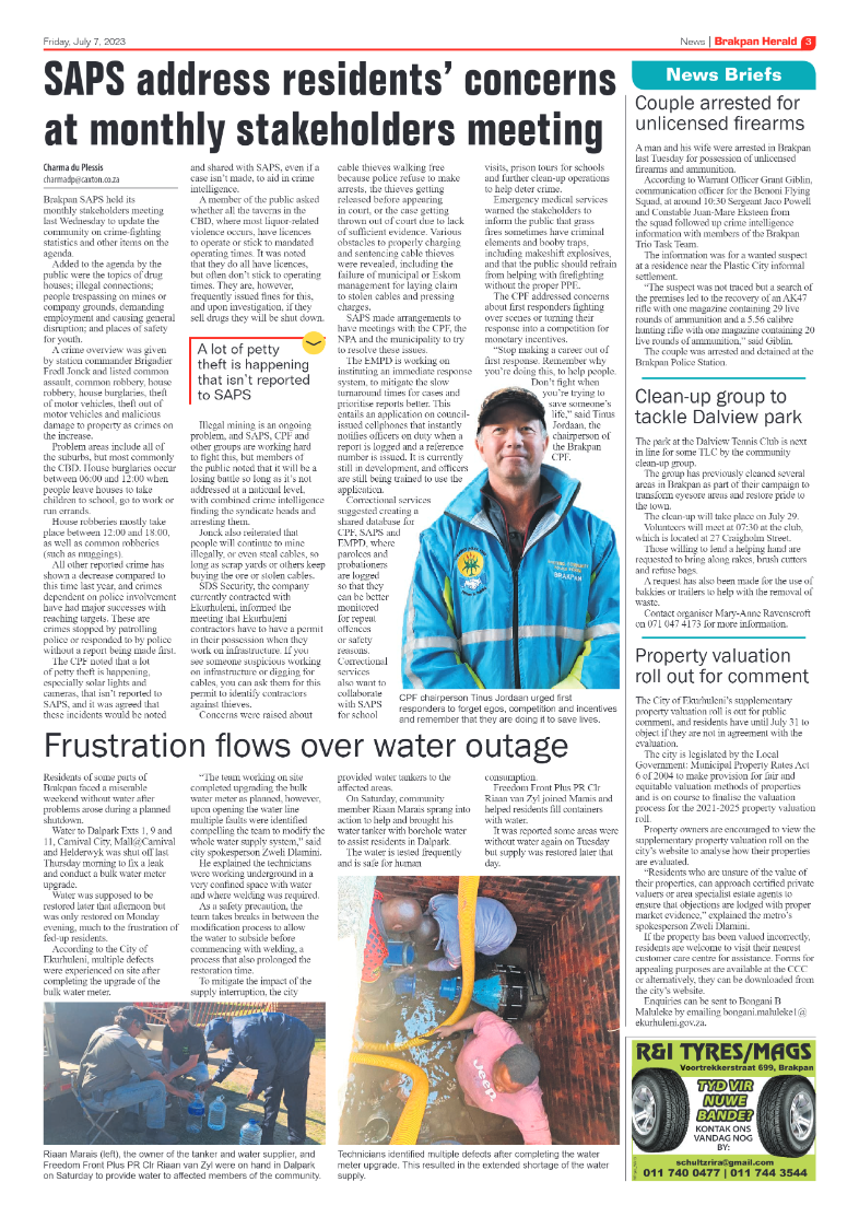 Brakpan Herald 7 July 2022 page 3