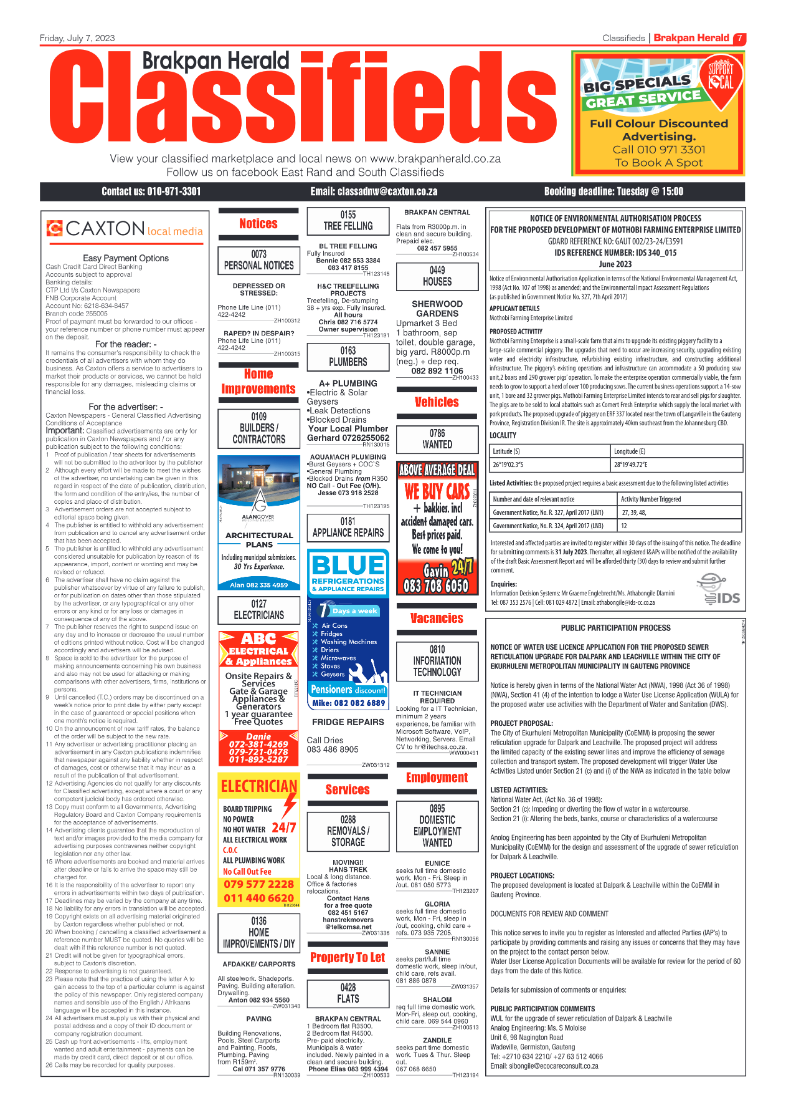 Brakpan Herald 7 July 2022 page 7