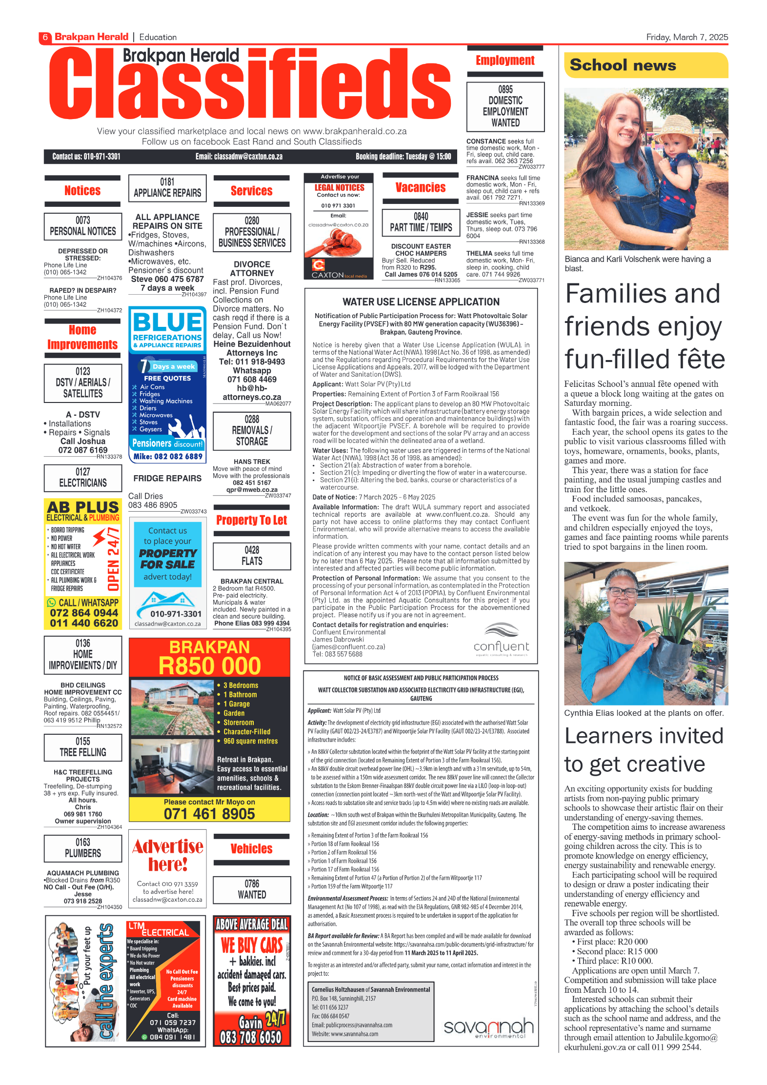 Brakpan Herald 7 March 2025 page 6