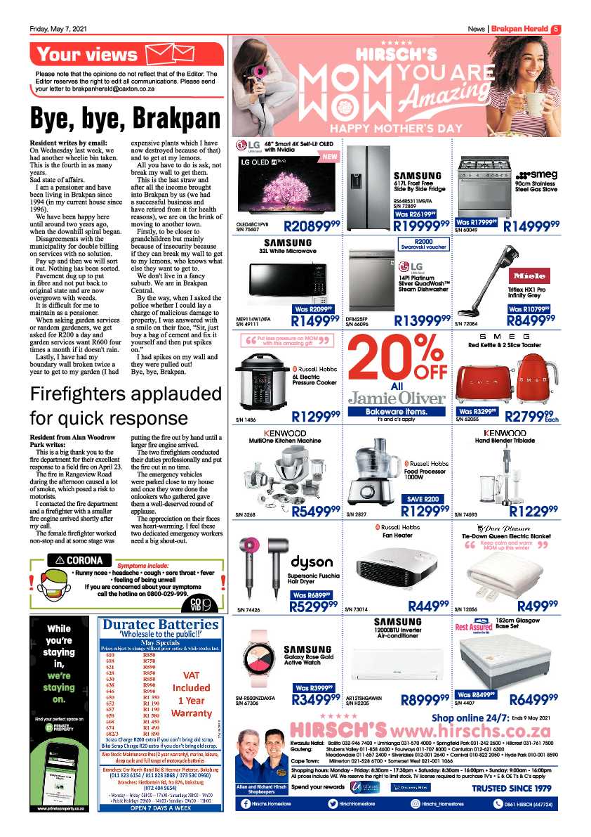 Brakpan Herald 7 May 2021 page 5