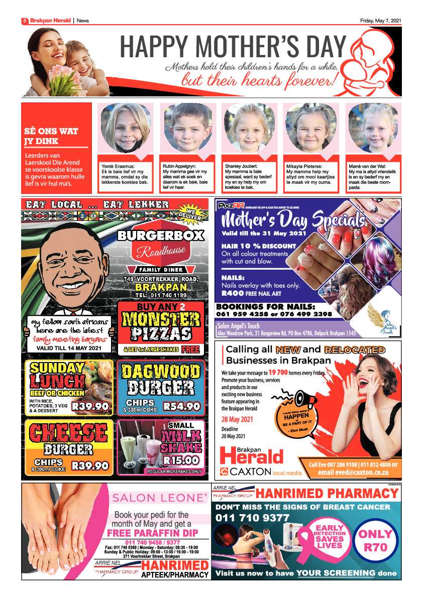 Brakpan Herald 7 May 2021 page 6