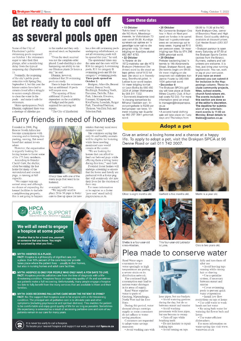 Brakpan Herald 7 Oct 2022 page 4