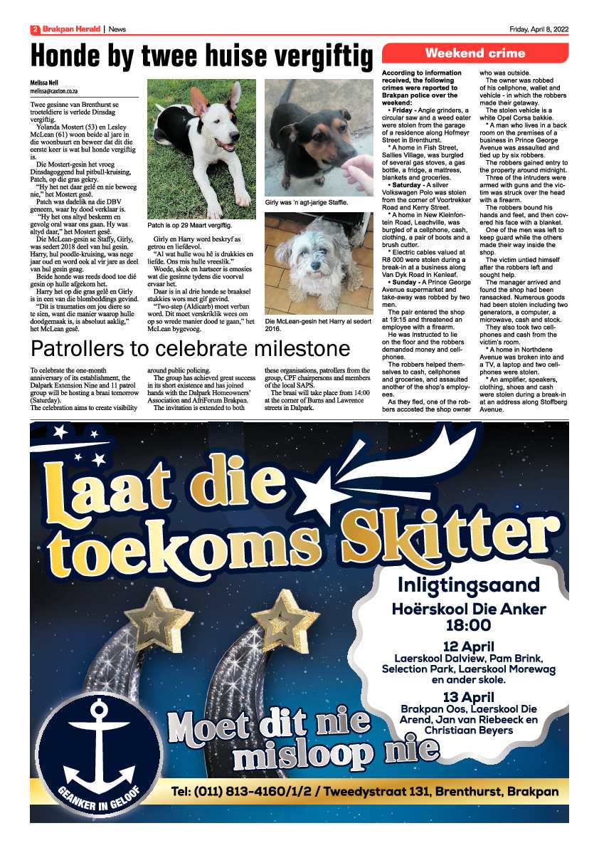 Brakpan Herald 8 April 2022 page 2
