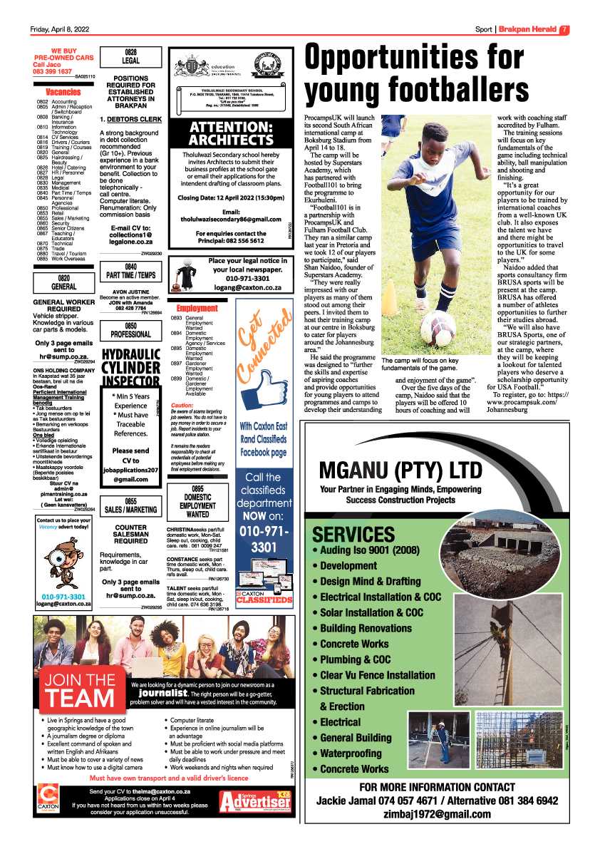 Brakpan Herald 8 April 2022 page 7