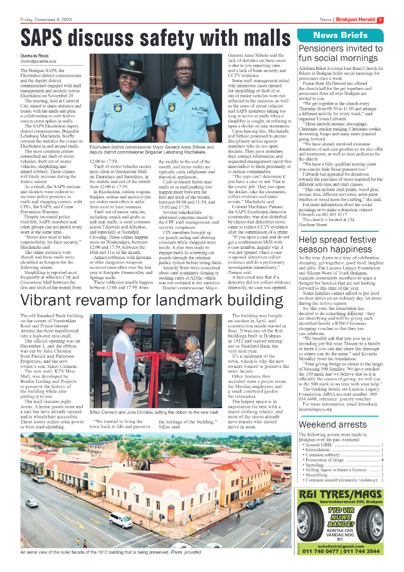 Brakpan Herald 8 December 2023 page 3