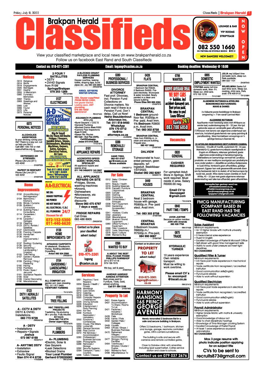 Brakpan Herald 8 July 2022 page 7