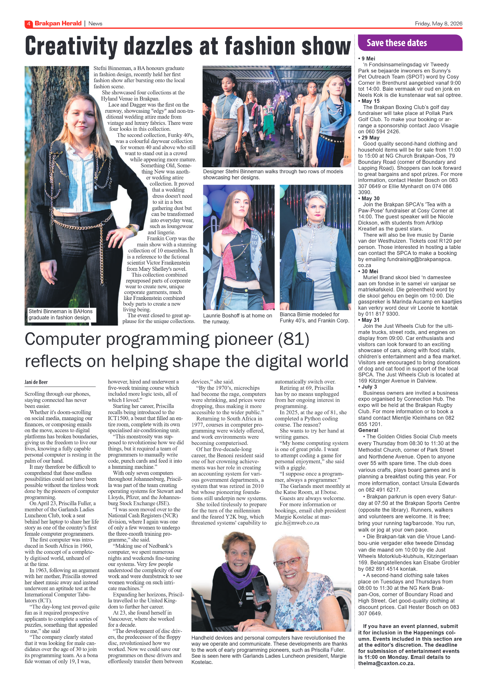 Brakpan Herald 8 May 2026 page 4