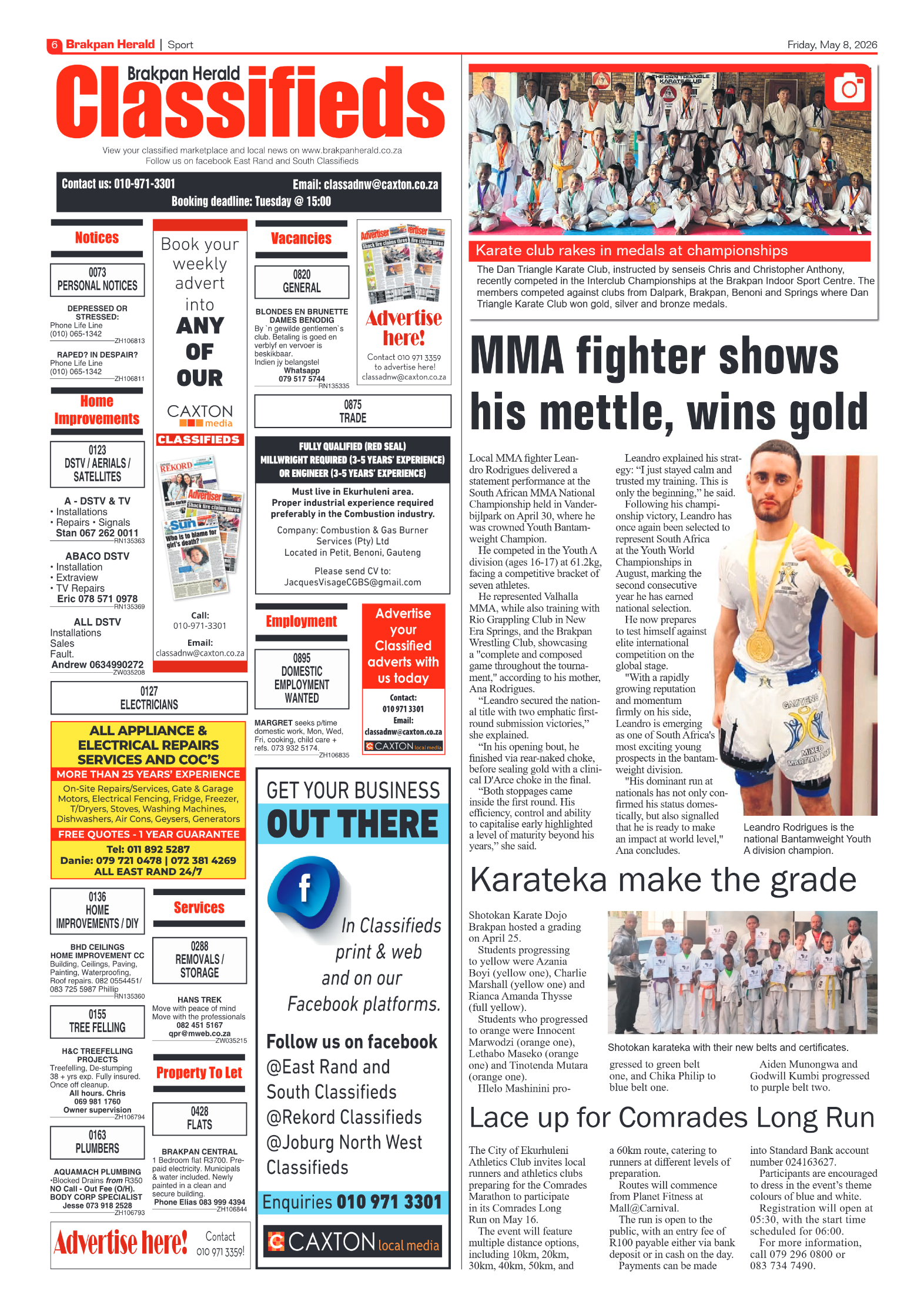 Brakpan Herald 8 May 2026 page 6