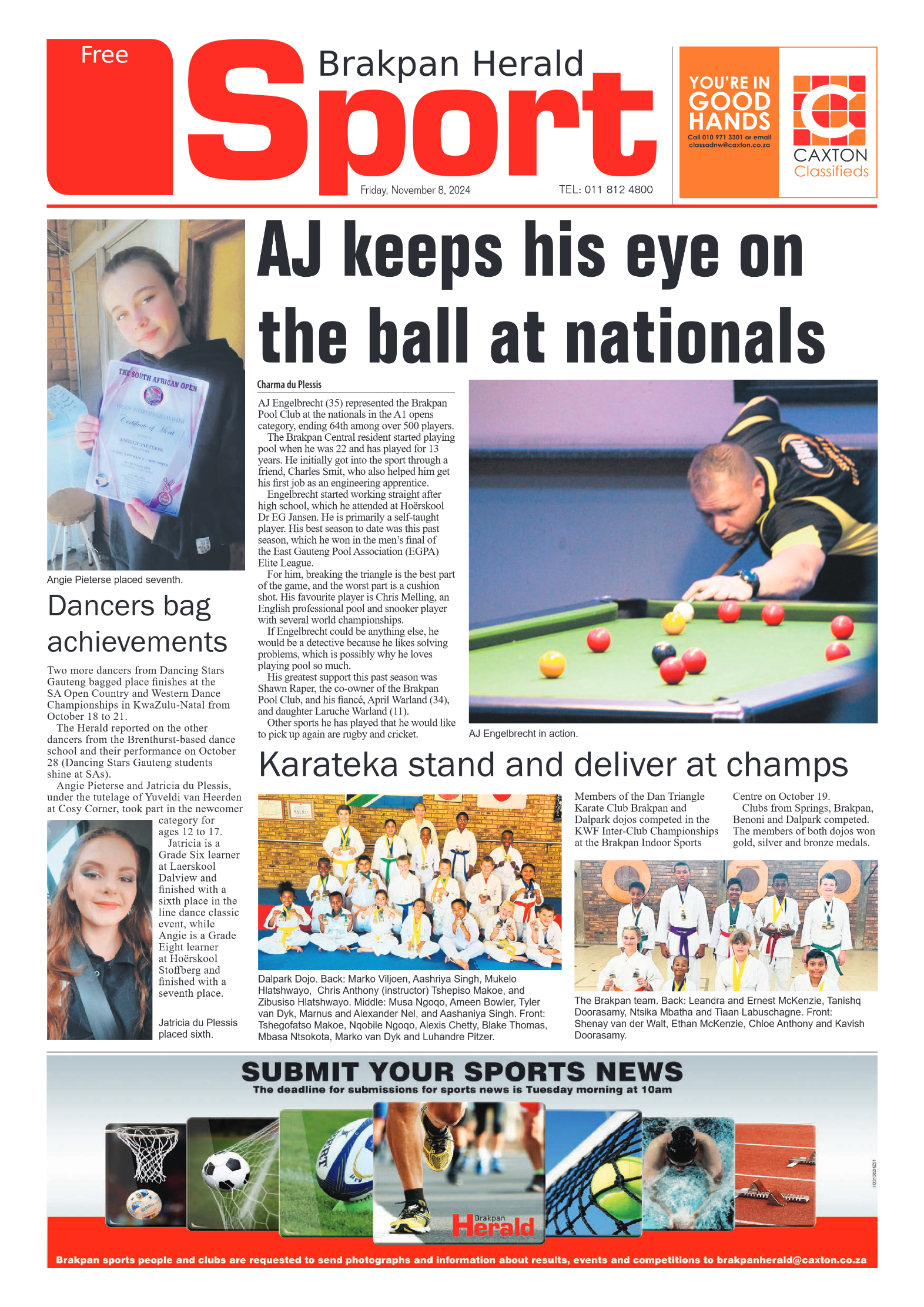 Brakpan Herald 8 November 2024 page 8
