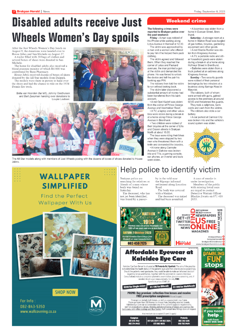 Brakpan Herald 8 September 2023 page 2