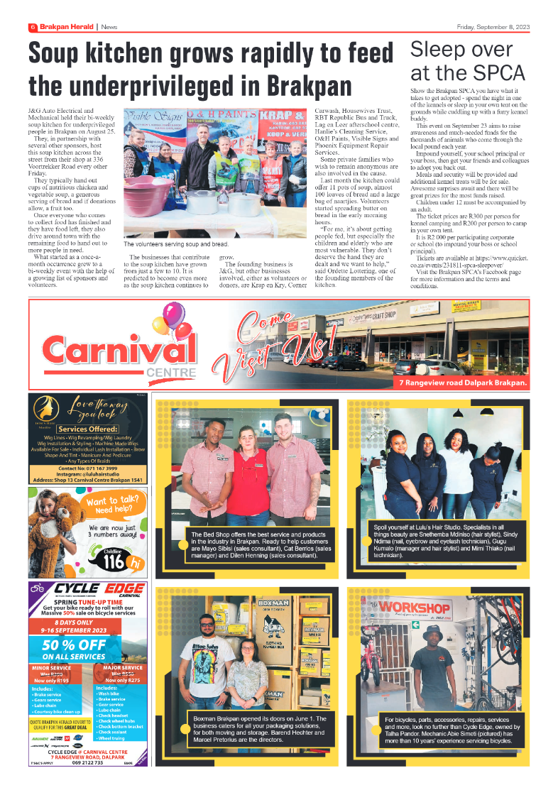 Brakpan Herald 8 September 2023 page 6