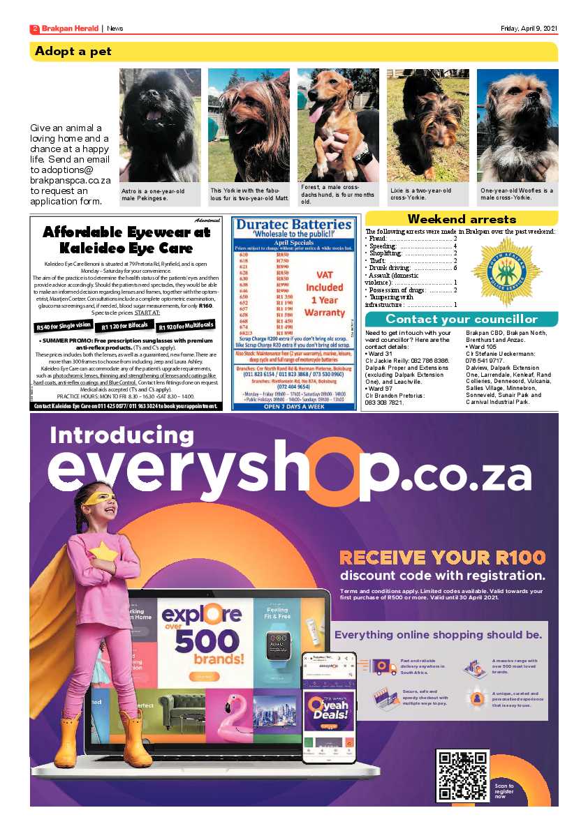 Brakpan Herald 9 April 2021 page 2