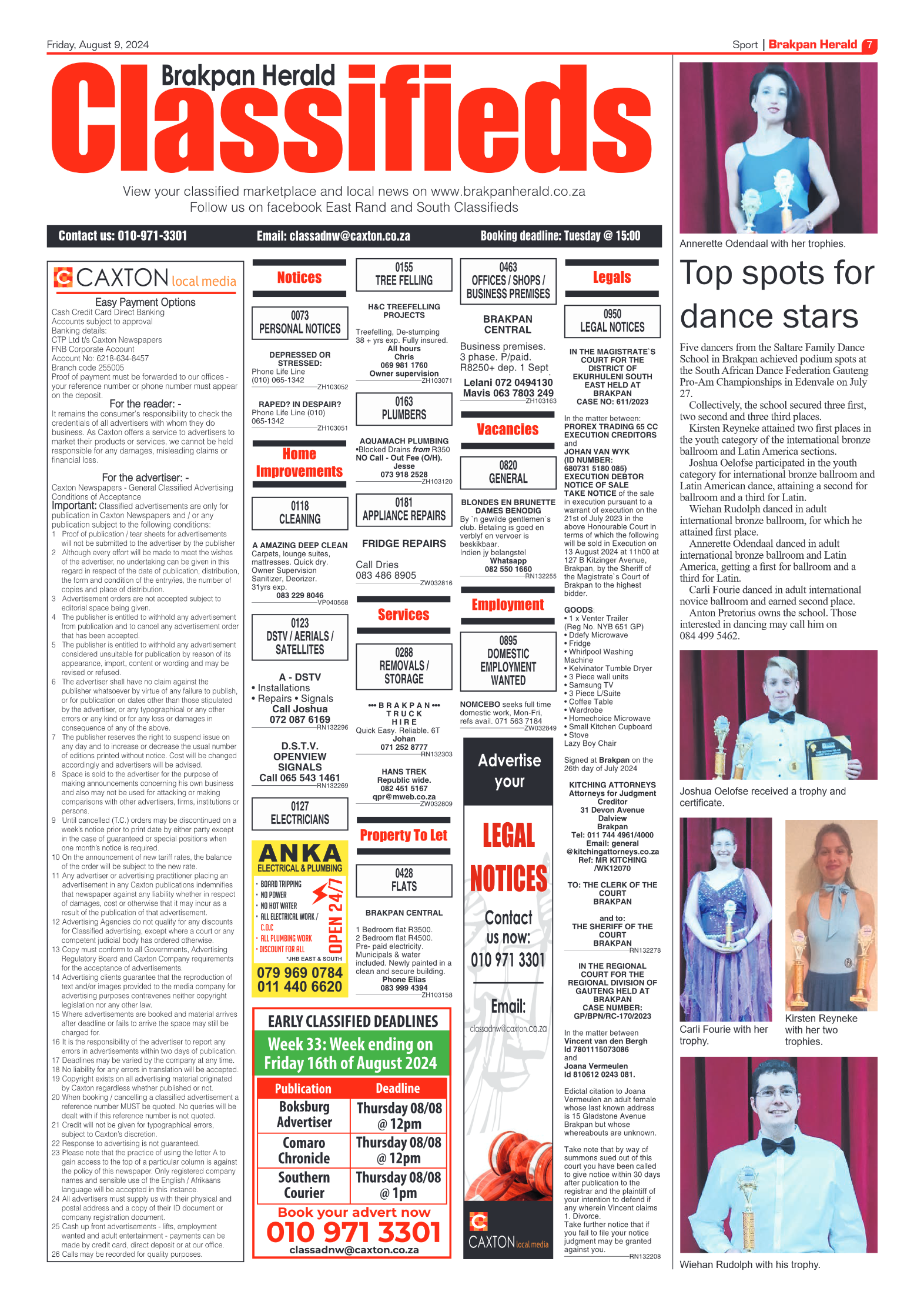 Brakpan Herald 9 August 2024 page 7