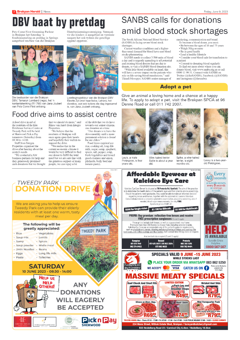 Brakpan Herald 9 June 2022 page 2