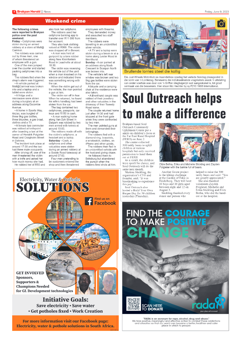 Brakpan Herald 9 June 2022 page 4