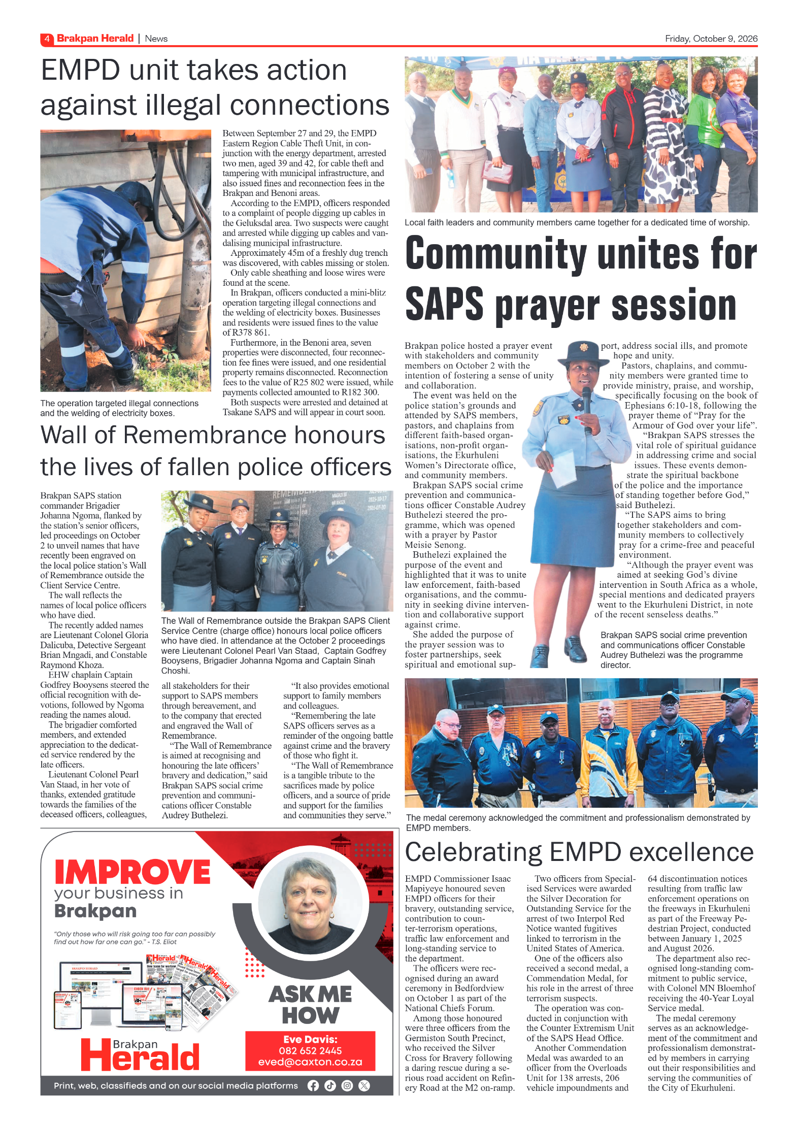 Brakpan Herald 9 October 2026 page 6