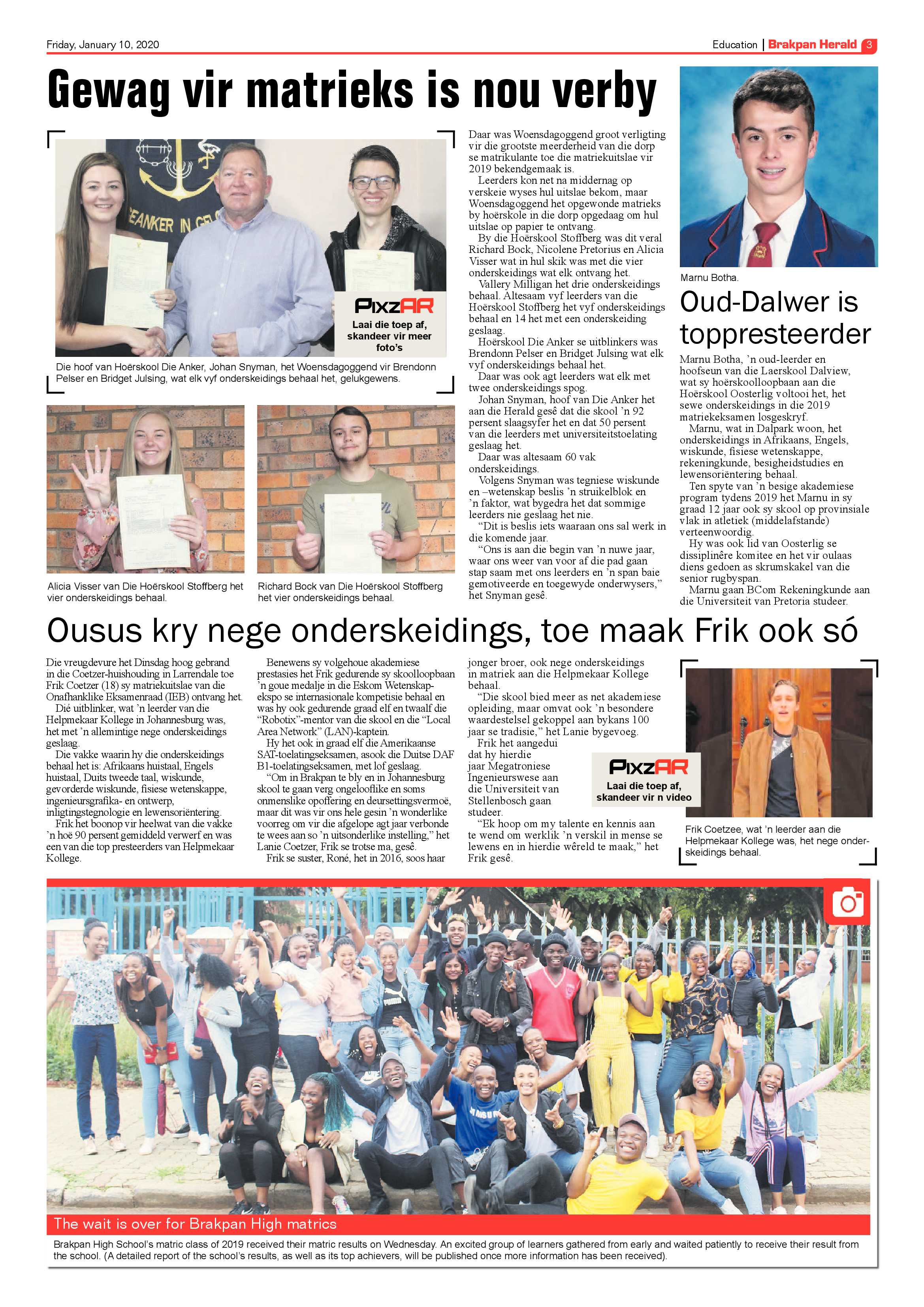Brakpan Herald  10 January 2020 page 3