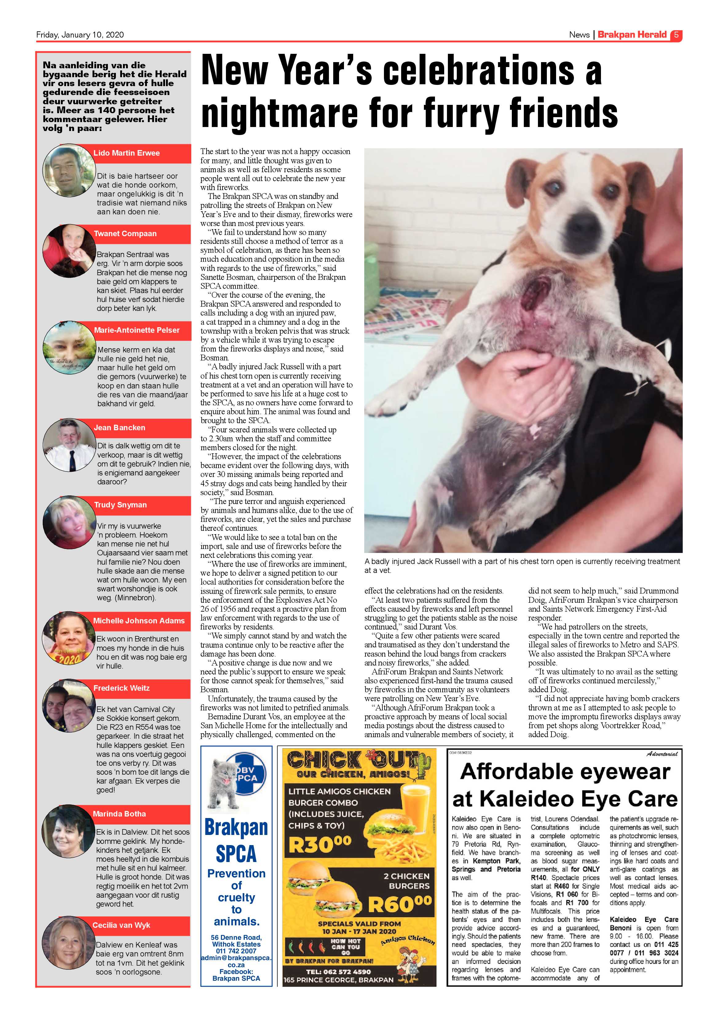 Brakpan Herald  10 January 2020 page 5