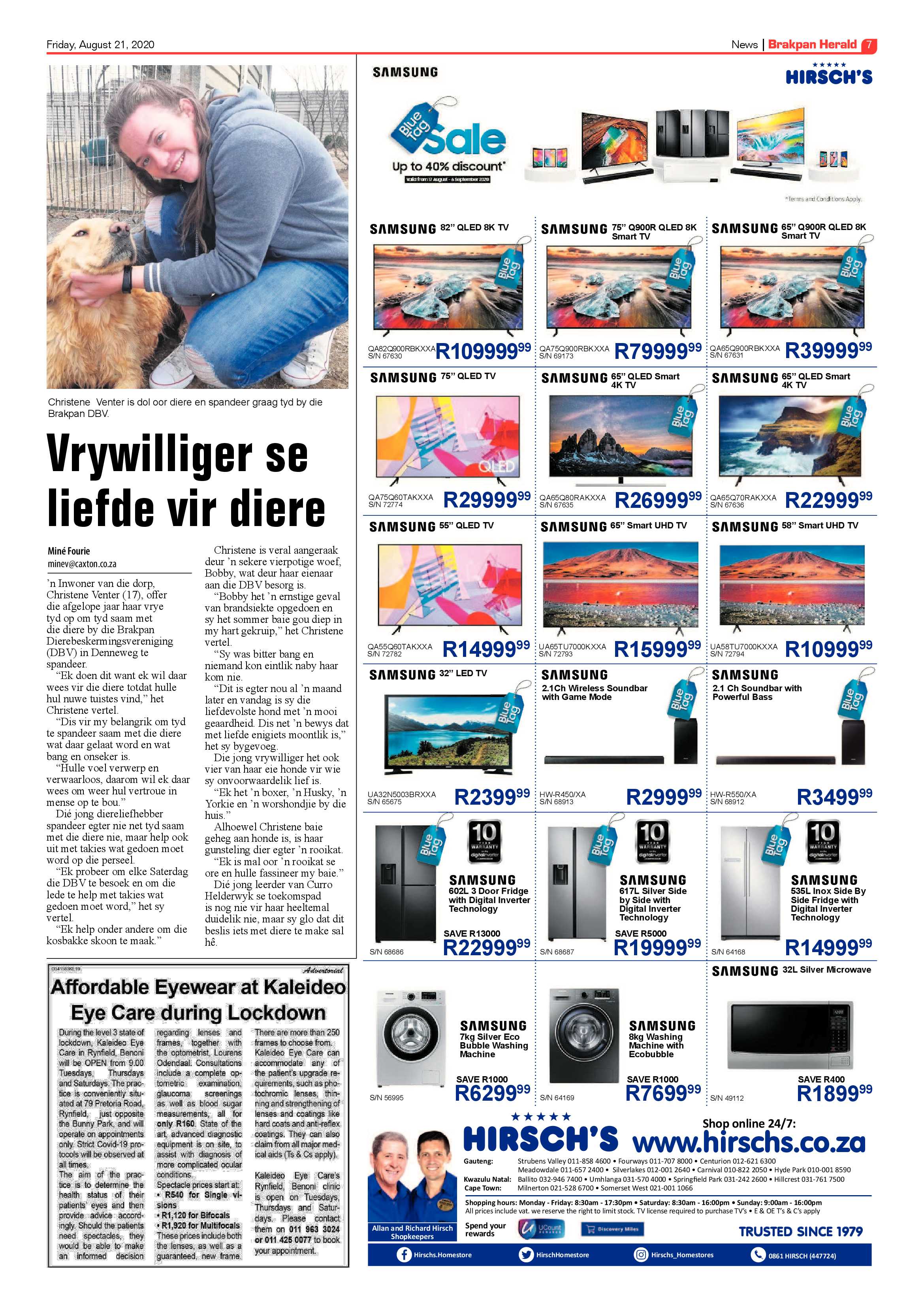 Brakpan Herald  21 August 2020 page 7