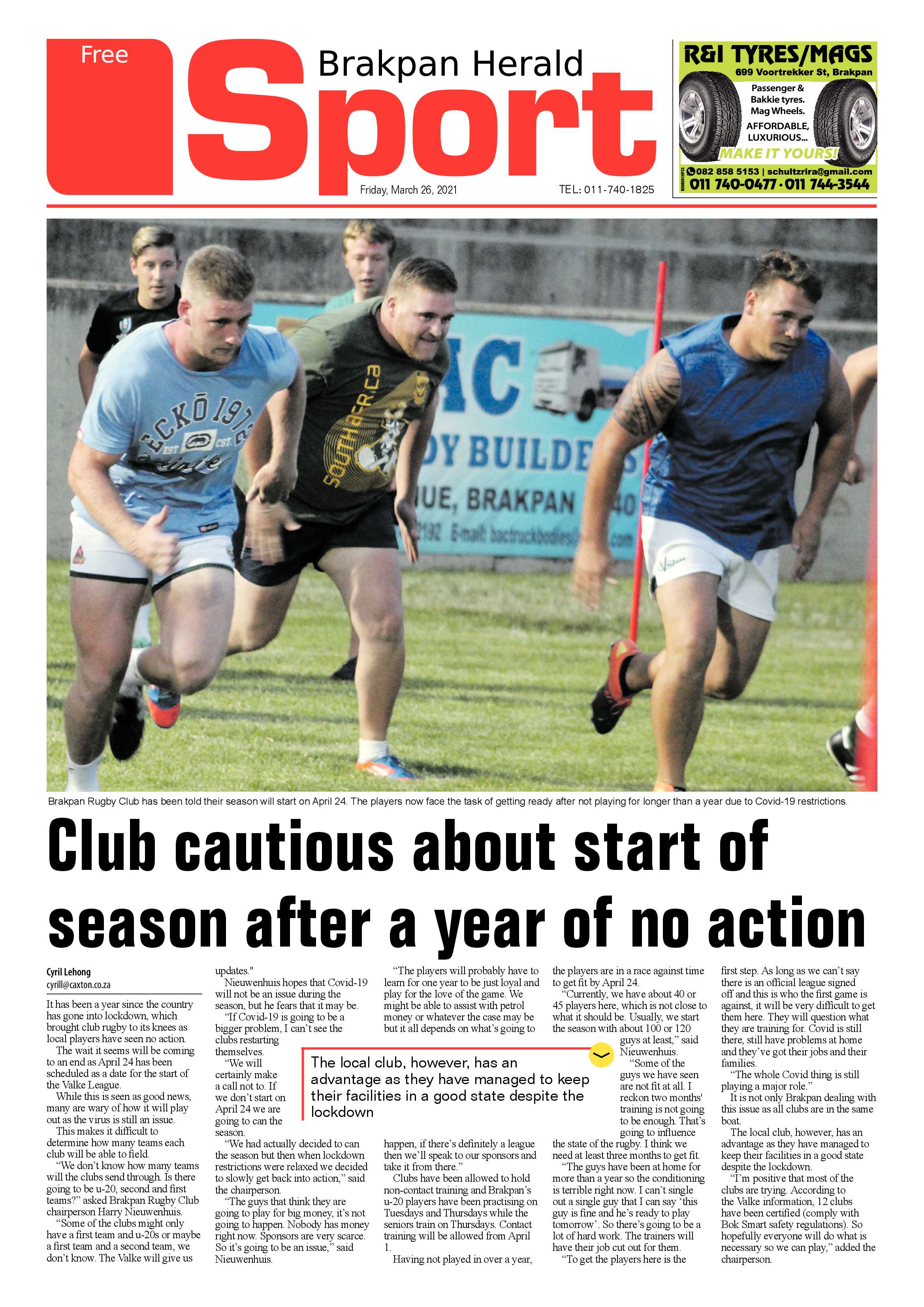 Brakpan Herald  26 March 2021 page 16