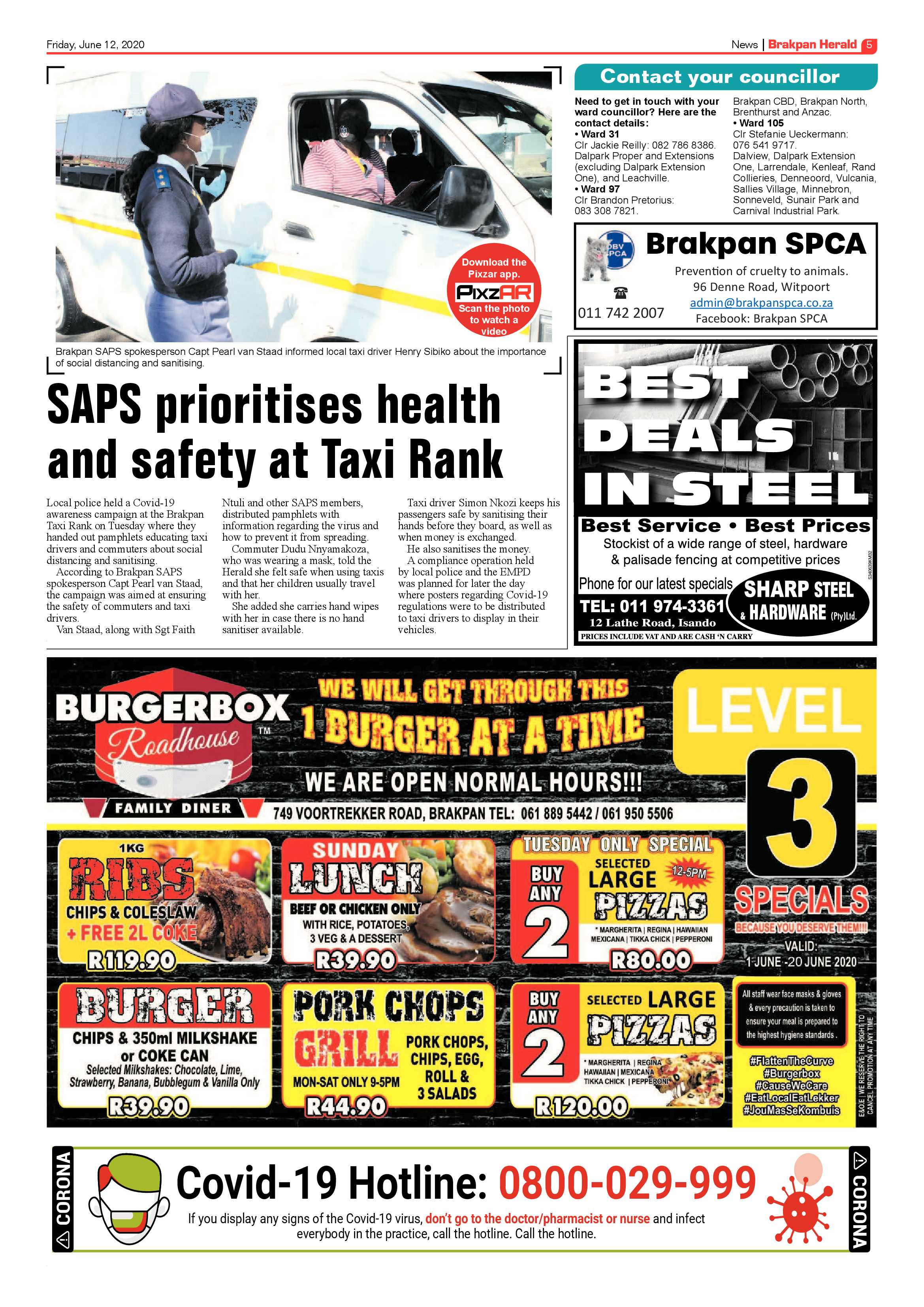 Brakpan Herlad 12 June 2020 page 5