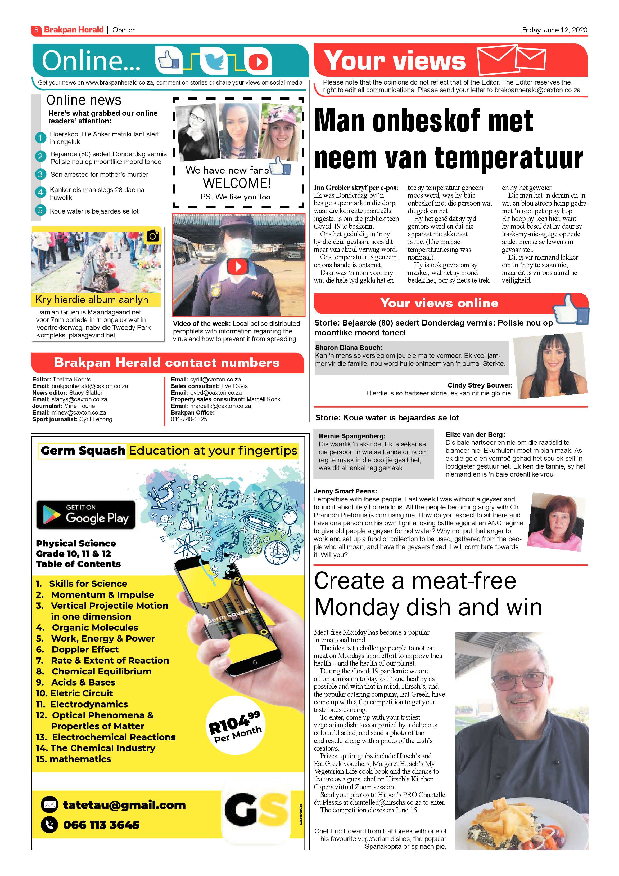 Brakpan Herlad 12 June 2020 page 8