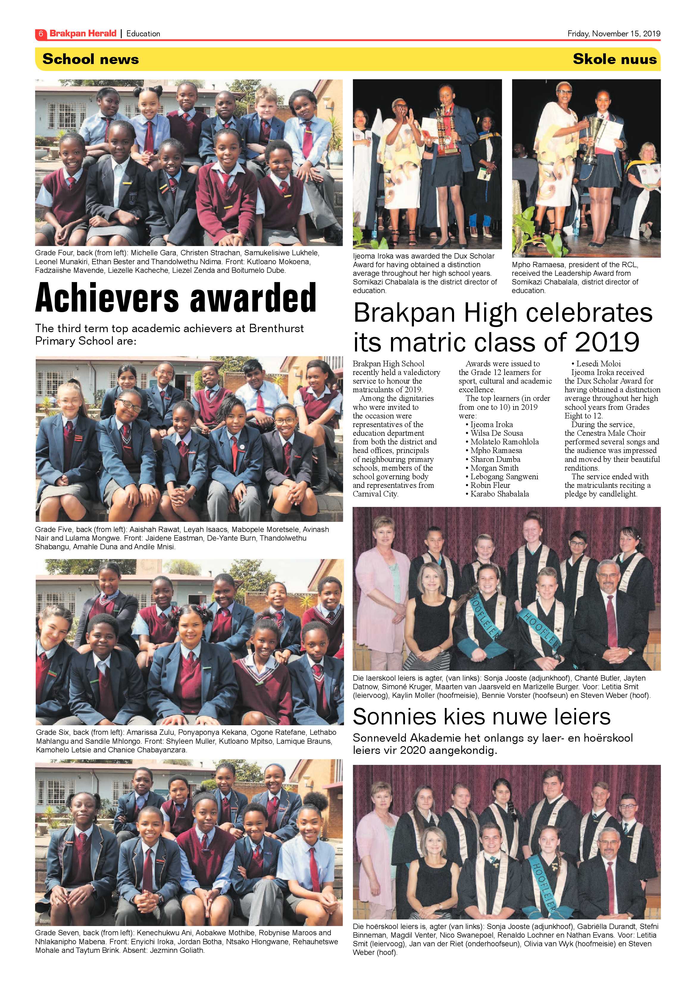 Brakpan Herlad 15 November 2019 page 6