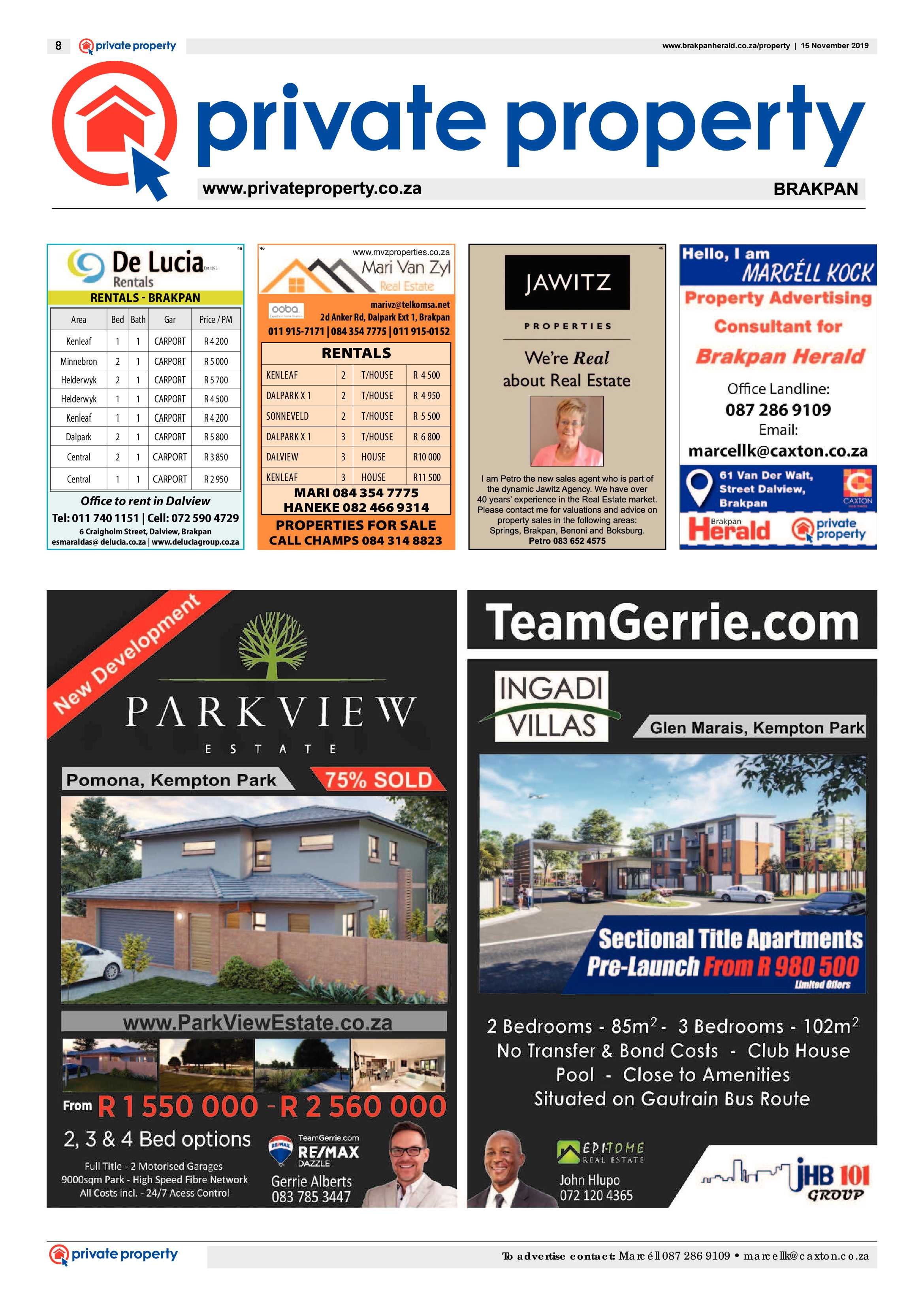 Brakpan Herlad 15 November 2019 page 8