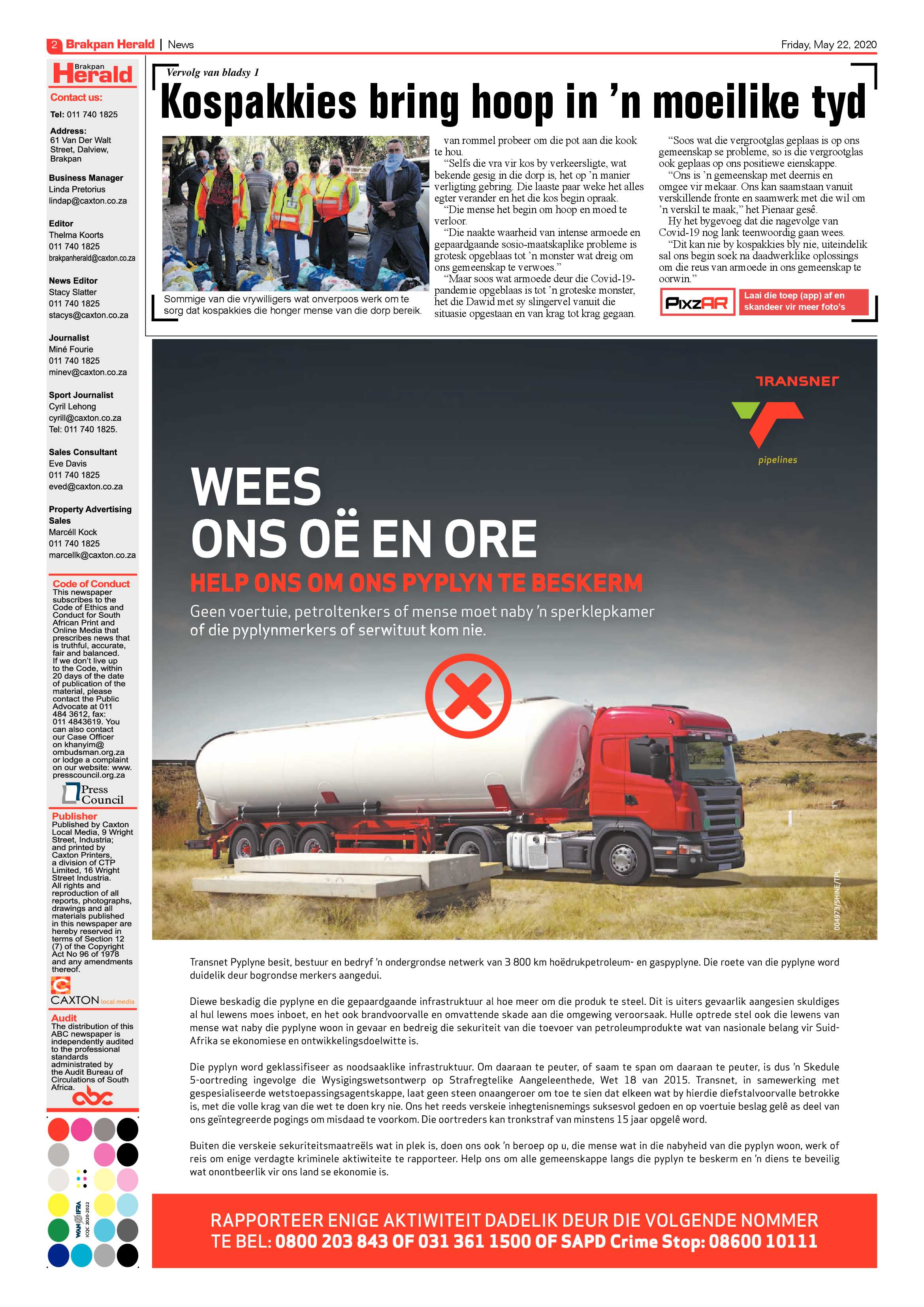 Brakpan Herlad 22 May 2020 page 2