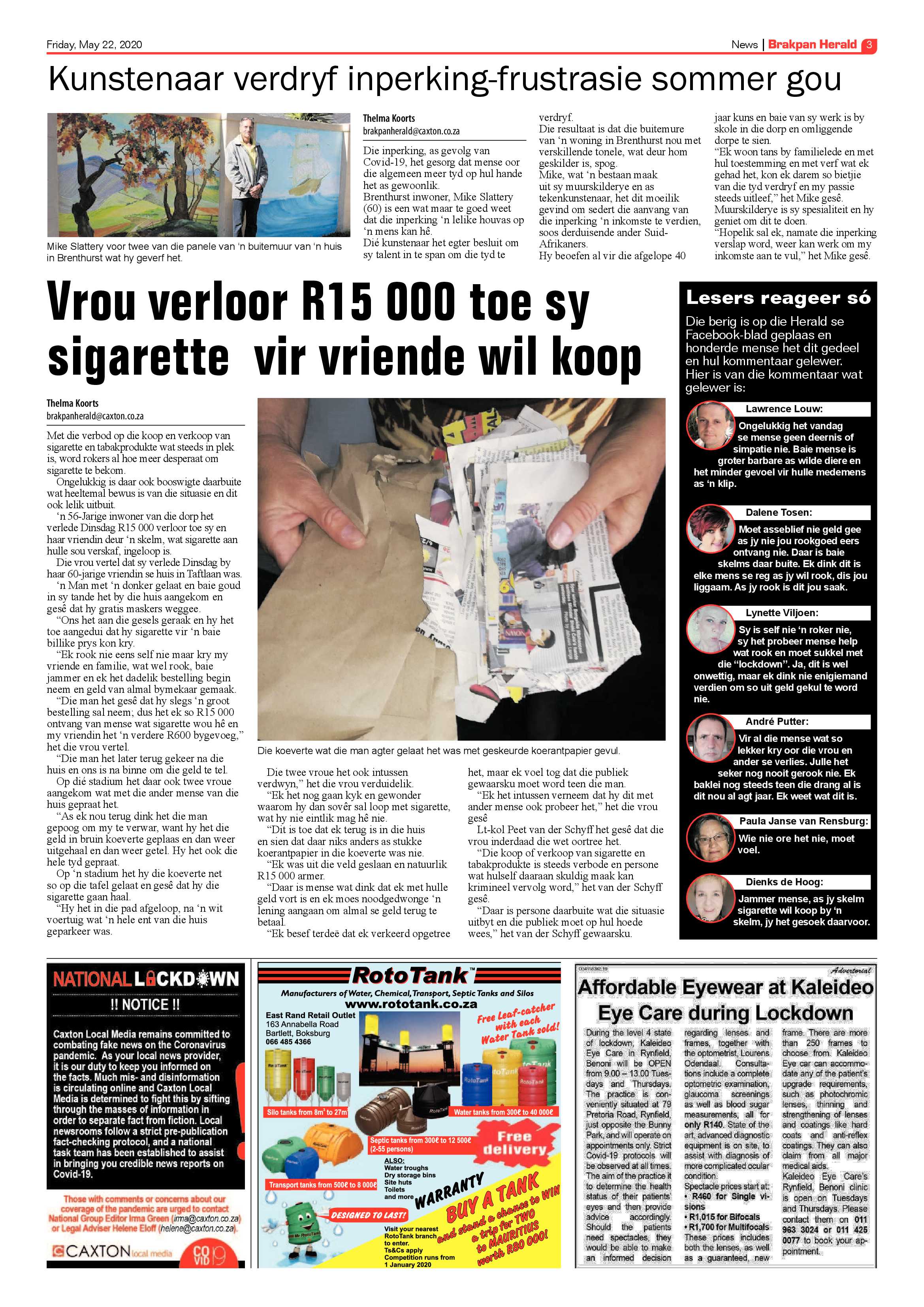 Brakpan Herlad 22 May 2020 page 3