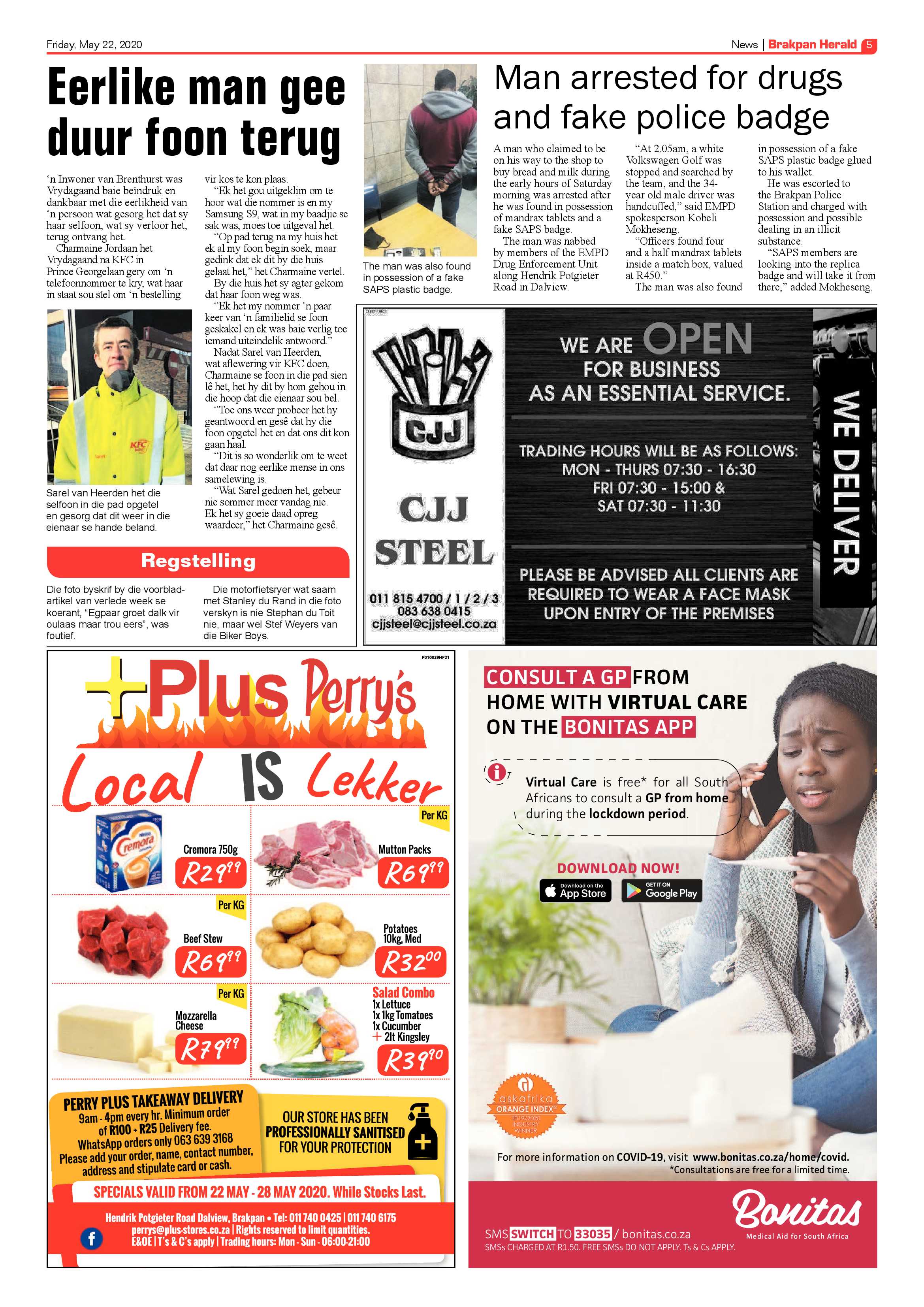 Brakpan Herlad 22 May 2020 page 5