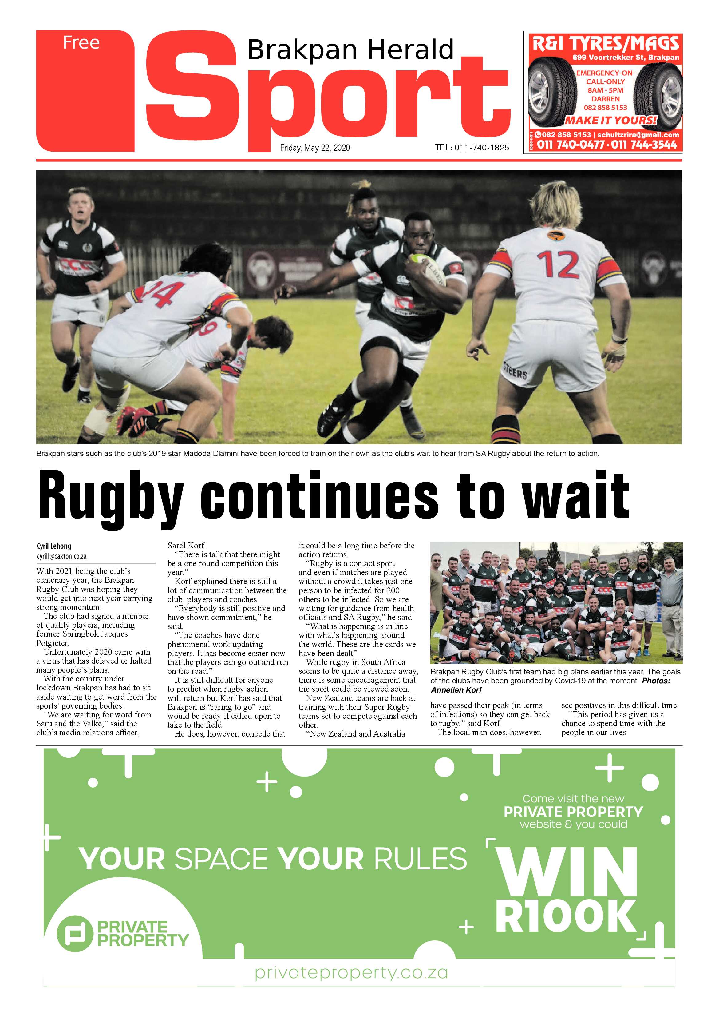 Brakpan Herlad 22 May 2020 page 8