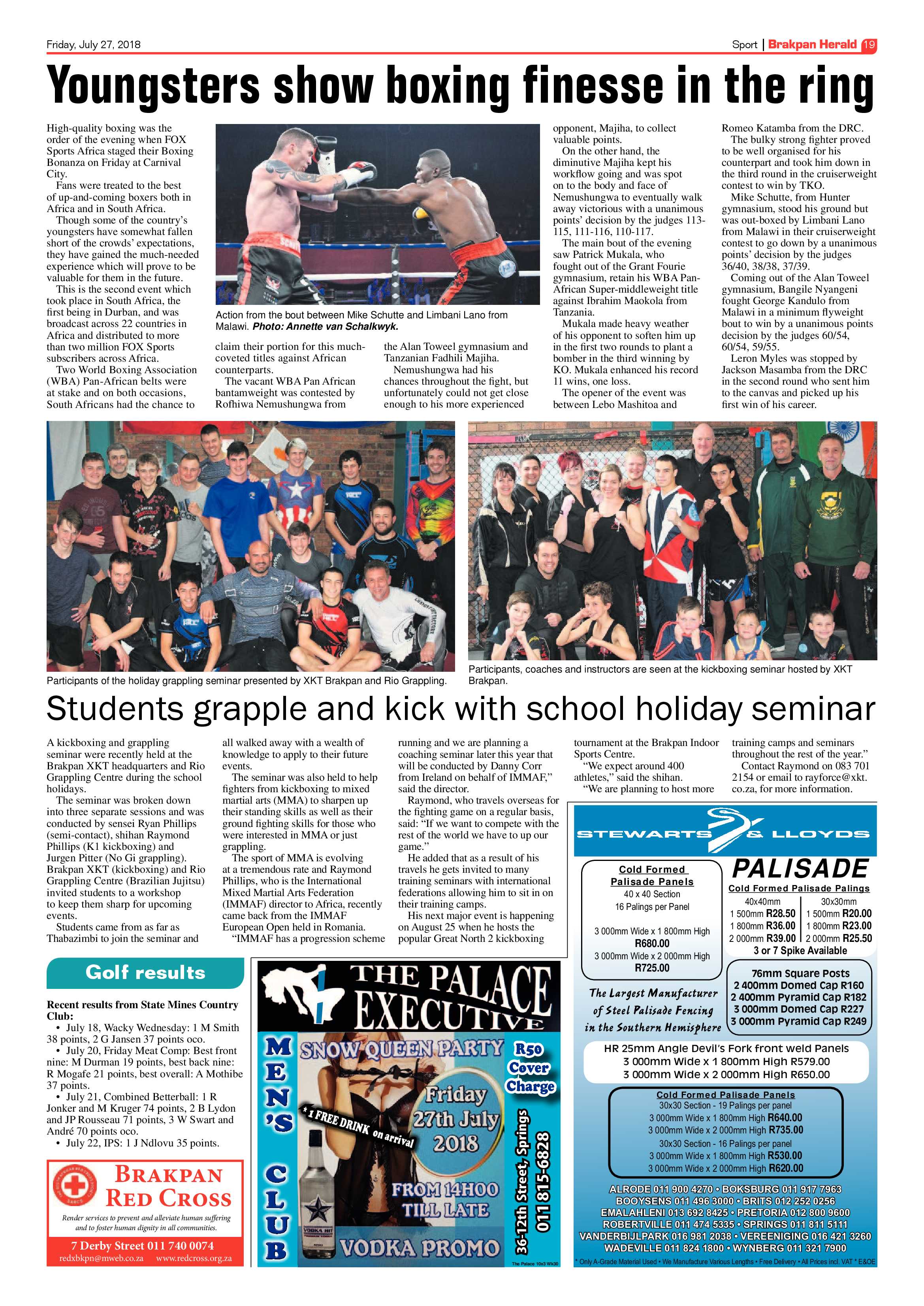 Brakpan Herlad 27 July 2018 page 19