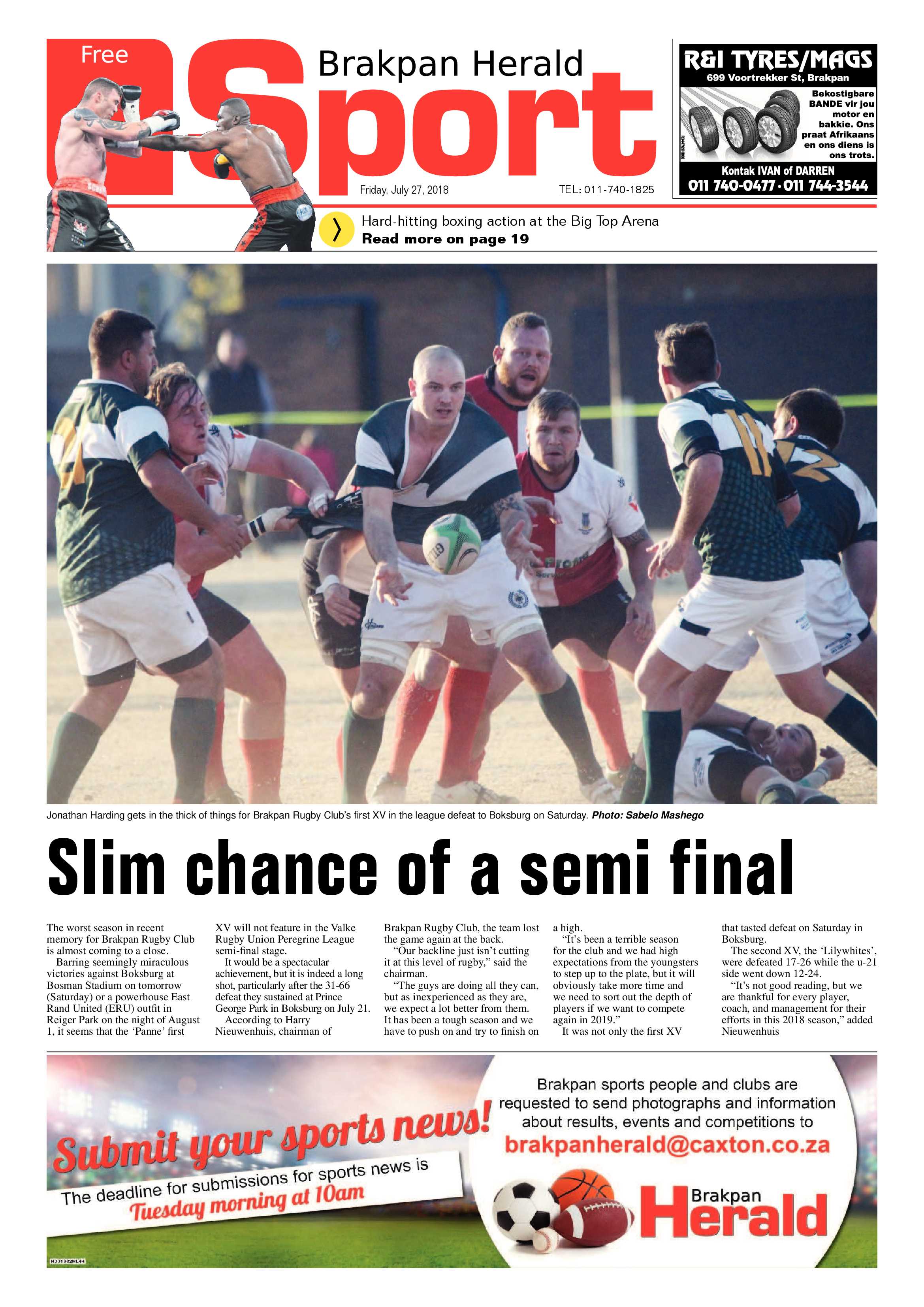 Brakpan Herlad 27 July 2018 page 20