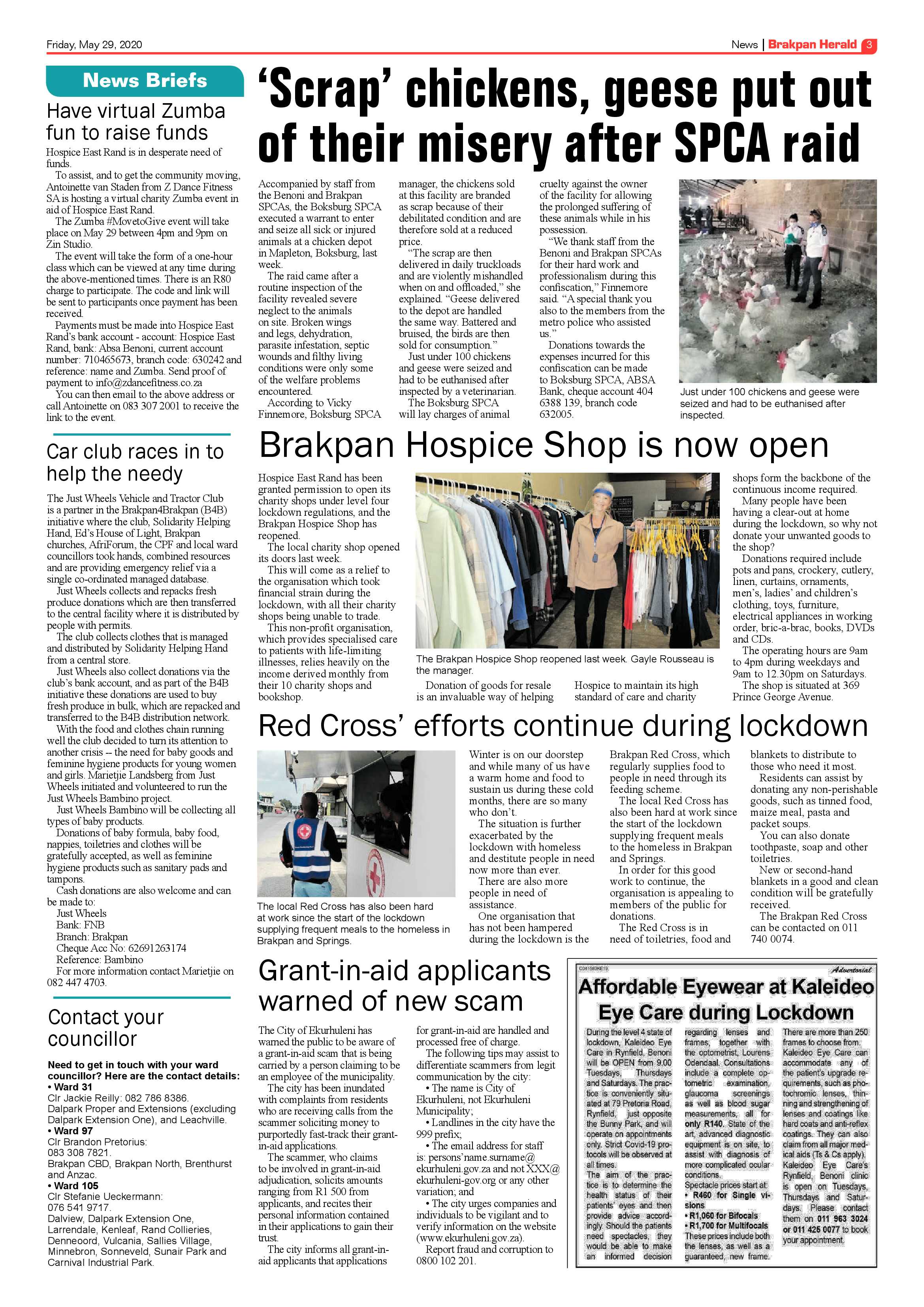 Brakpan Herlad 29 May 2020 page 3