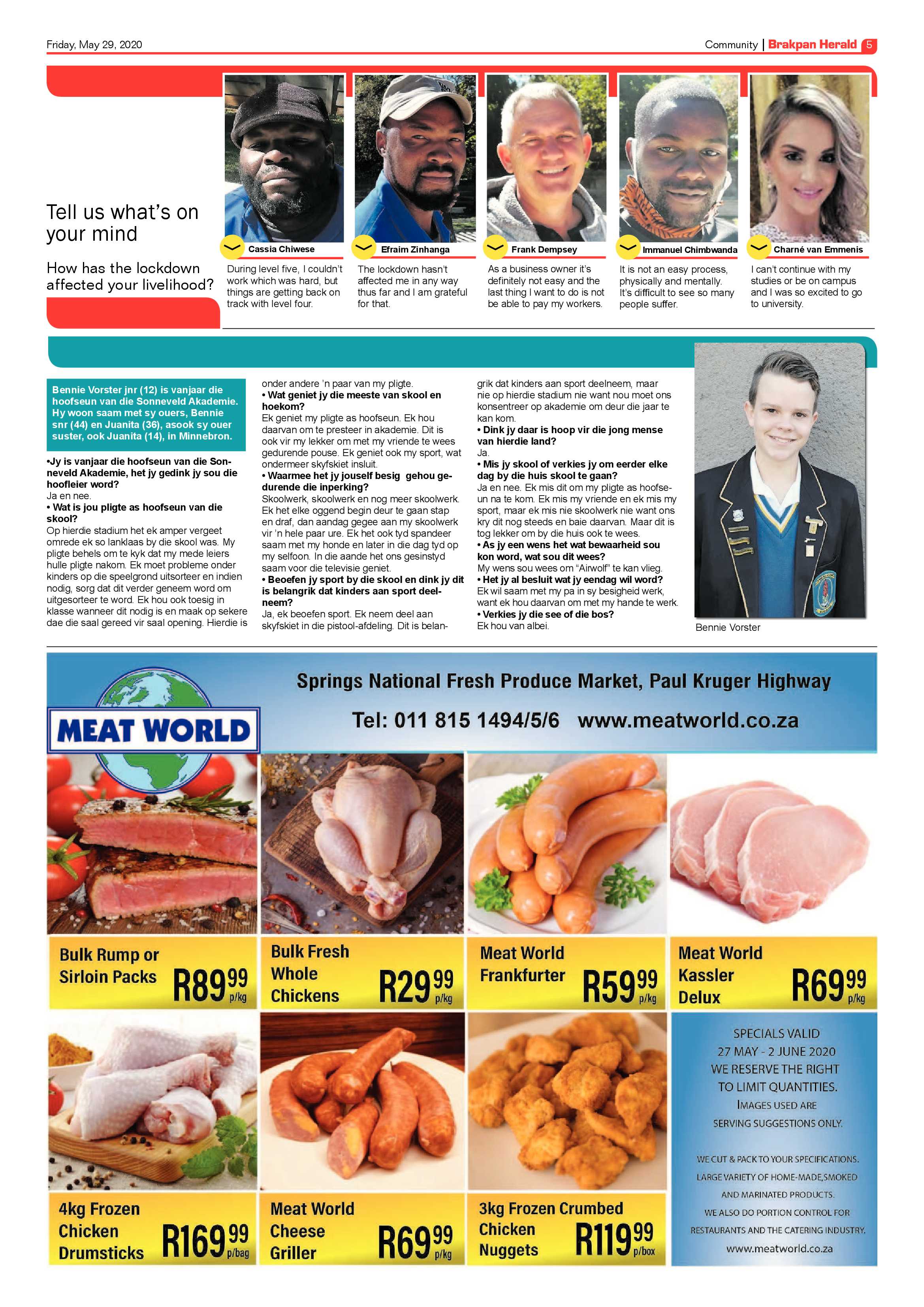 Brakpan Herlad 29 May 2020 page 5