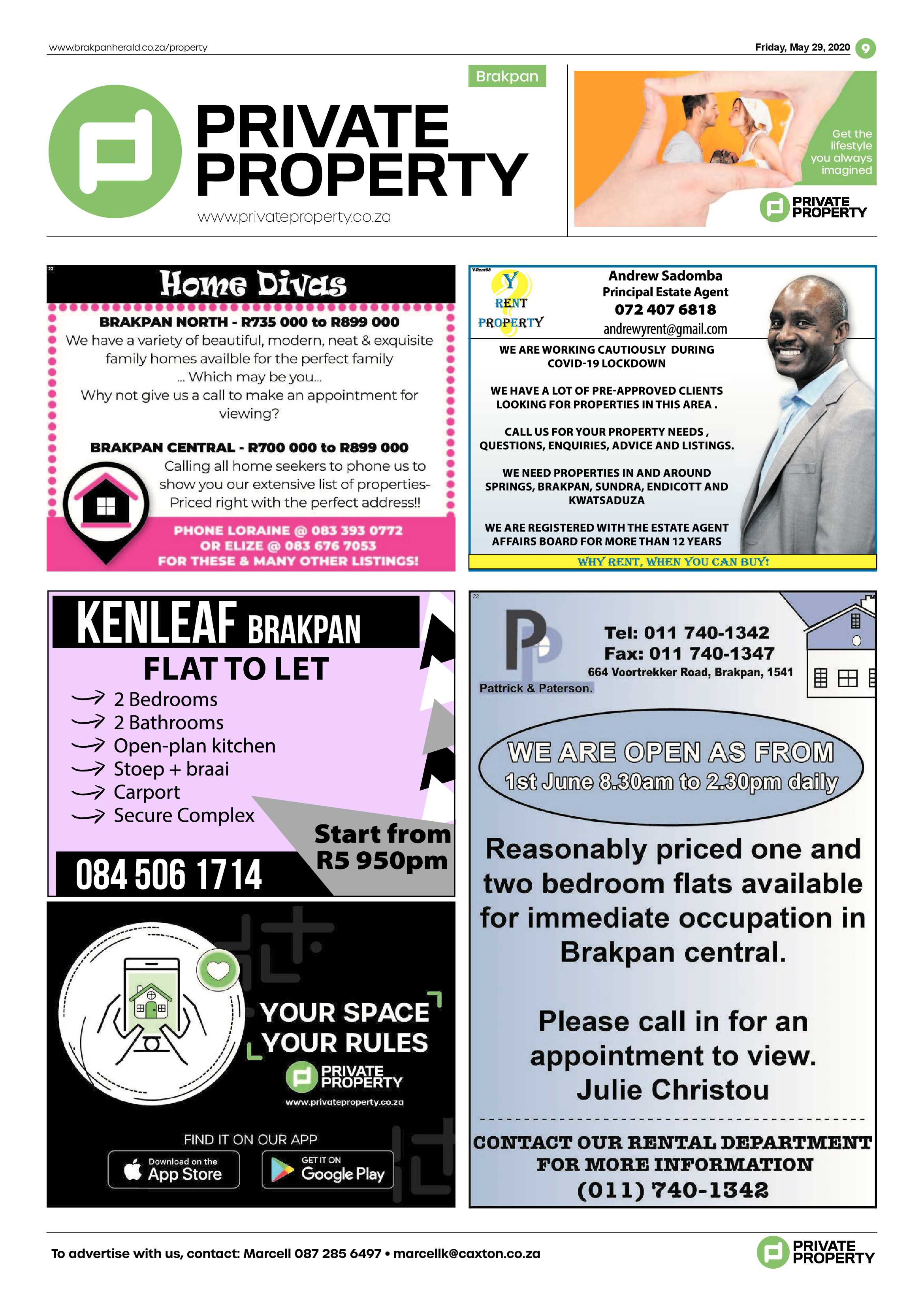 Brakpan Herlad 29 May 2020 page 9