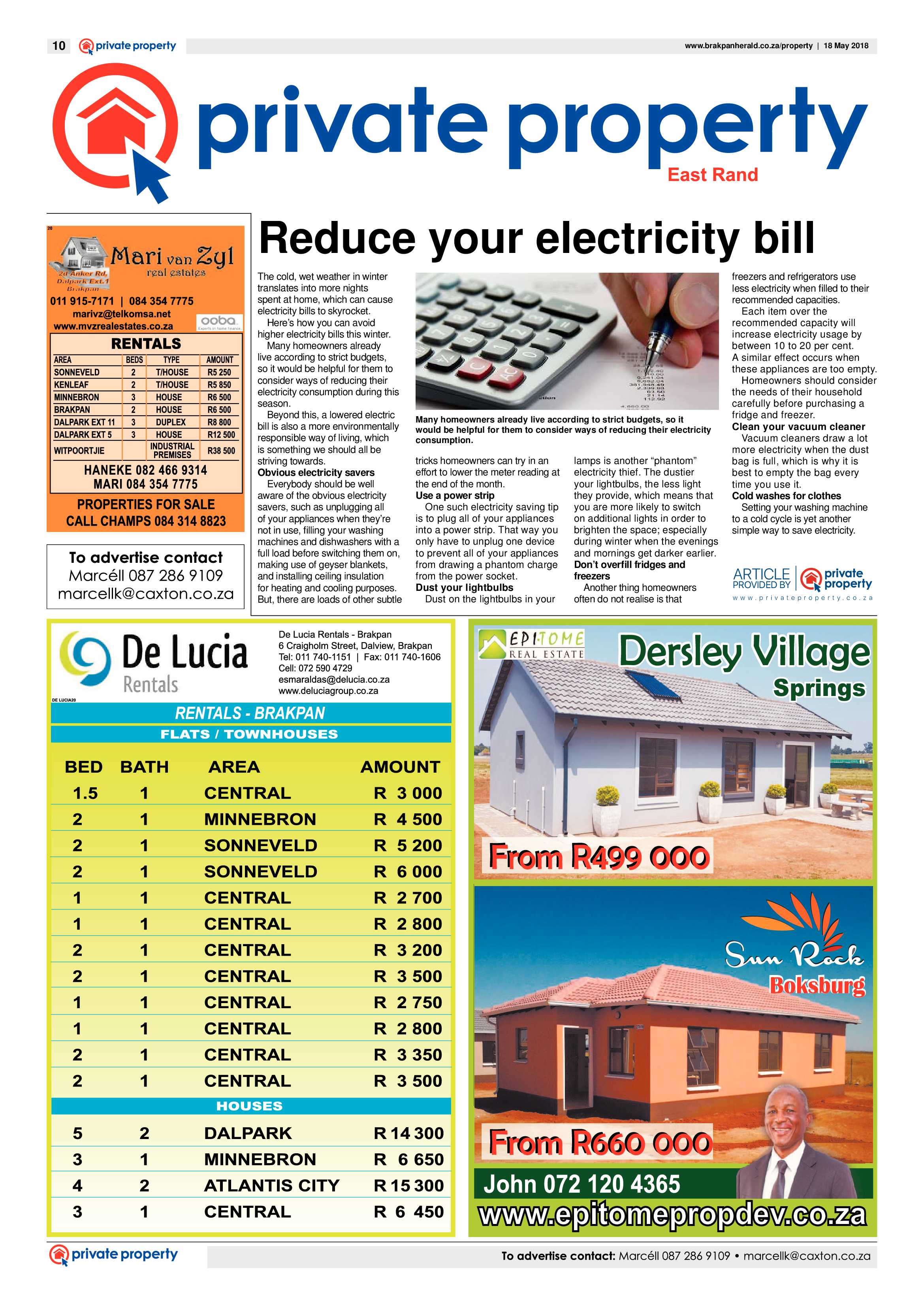 Brakpan Herald 18 May 2018 page 10