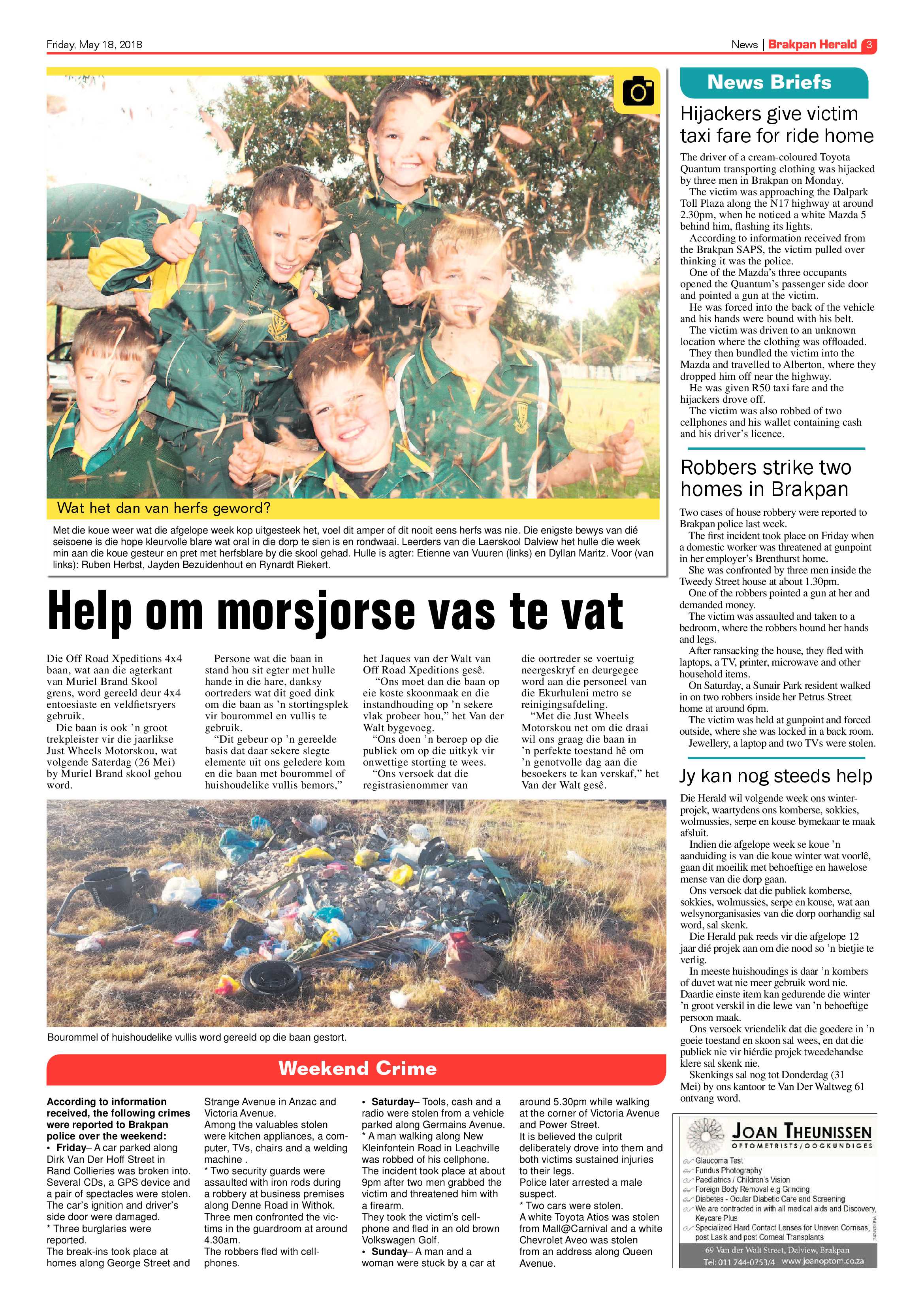 Brakpan Herald 18 May 2018 page 3