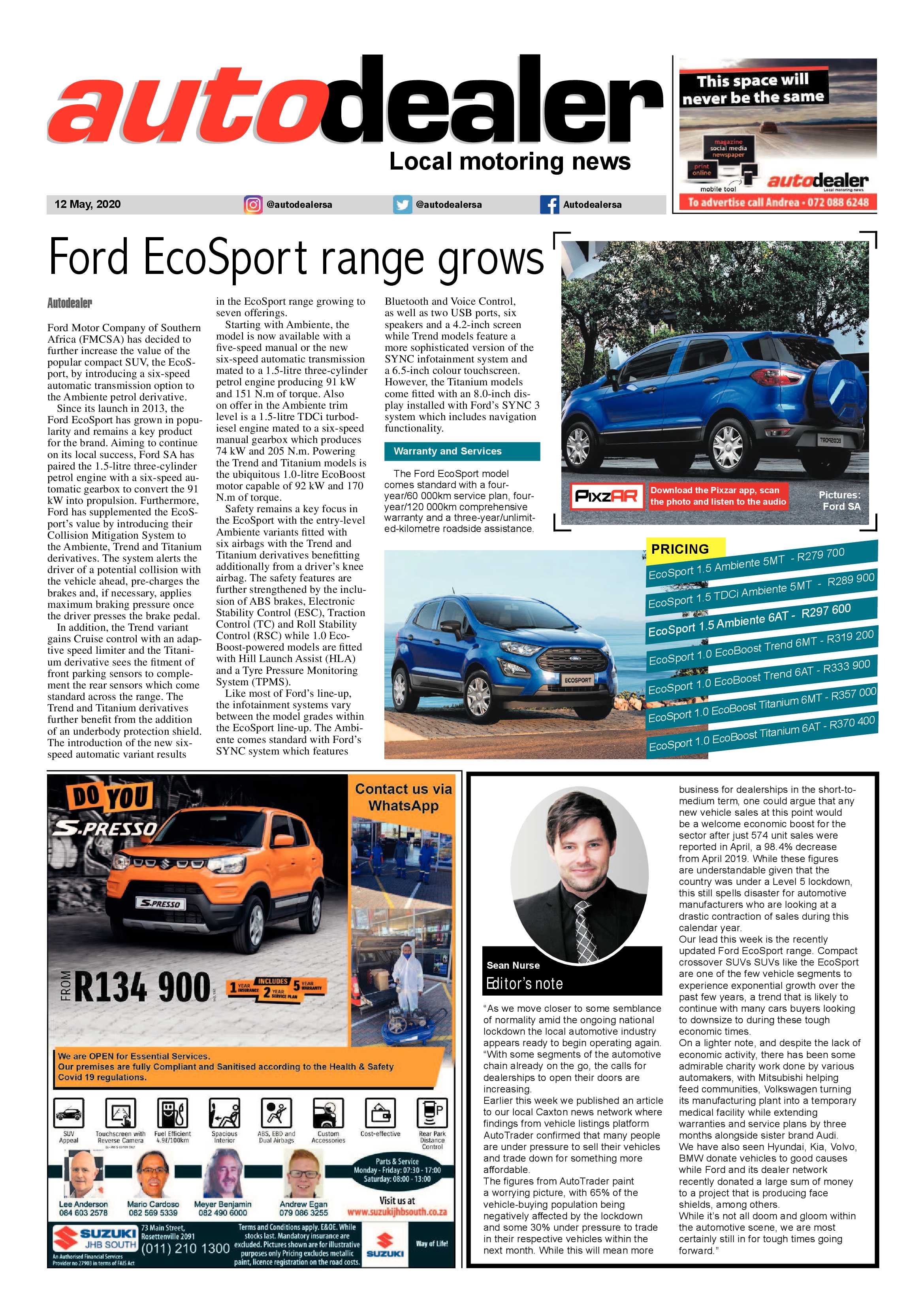 Southern Courier 12 May 2020 page 6